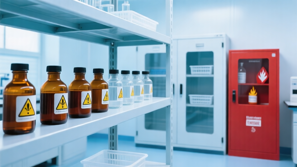 Laboratory chemical storage and safety cabinets